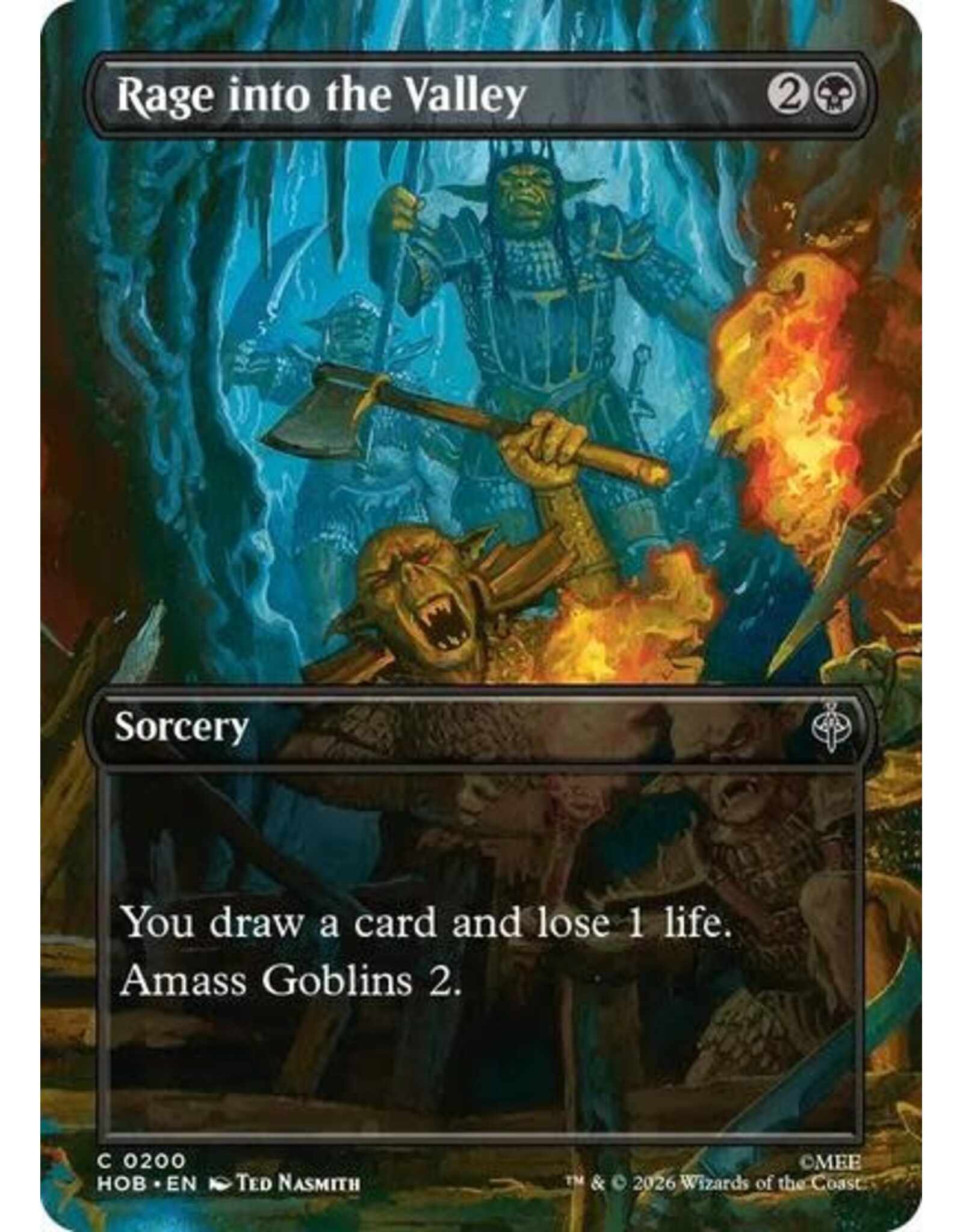 Rage into the Valley (Borderless) - 200 (Foil, C)