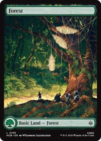 Forest (0198) (Foil, L) (HOB)