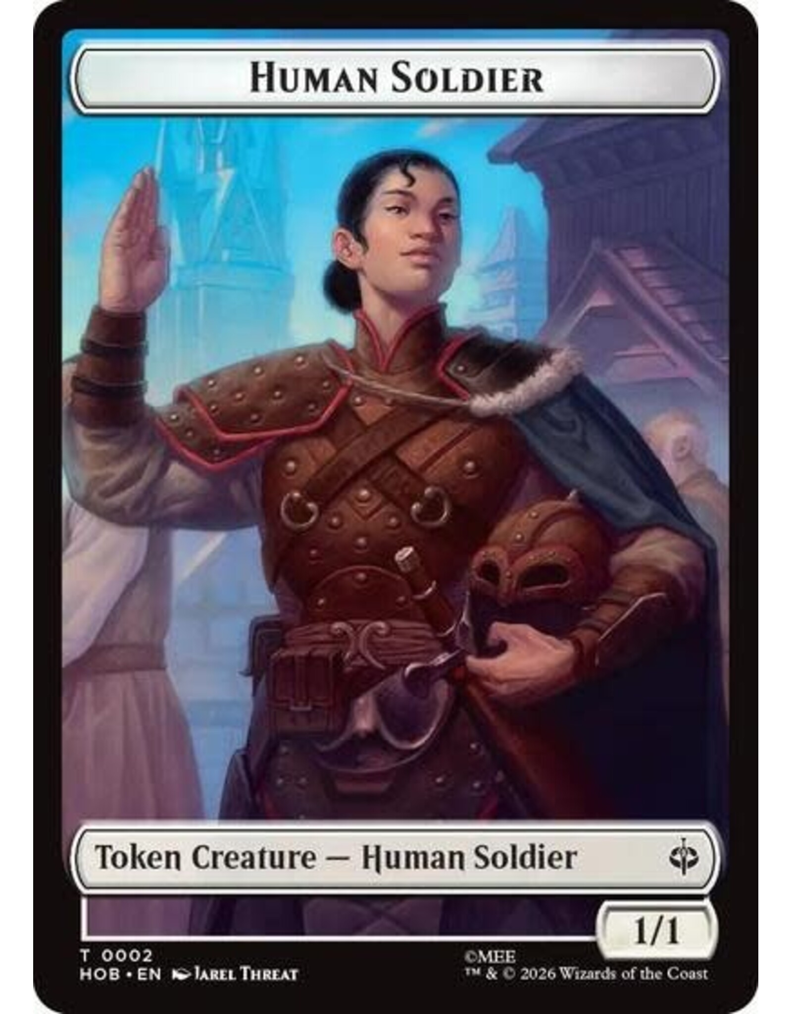 Human Soldier // Goblin Army (0004) Double-Sided Token - 2 // 4 (Foil, T)