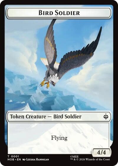 Bird Soldier // Axe Double-Sided Token - 1 // 10 (Foil, T)