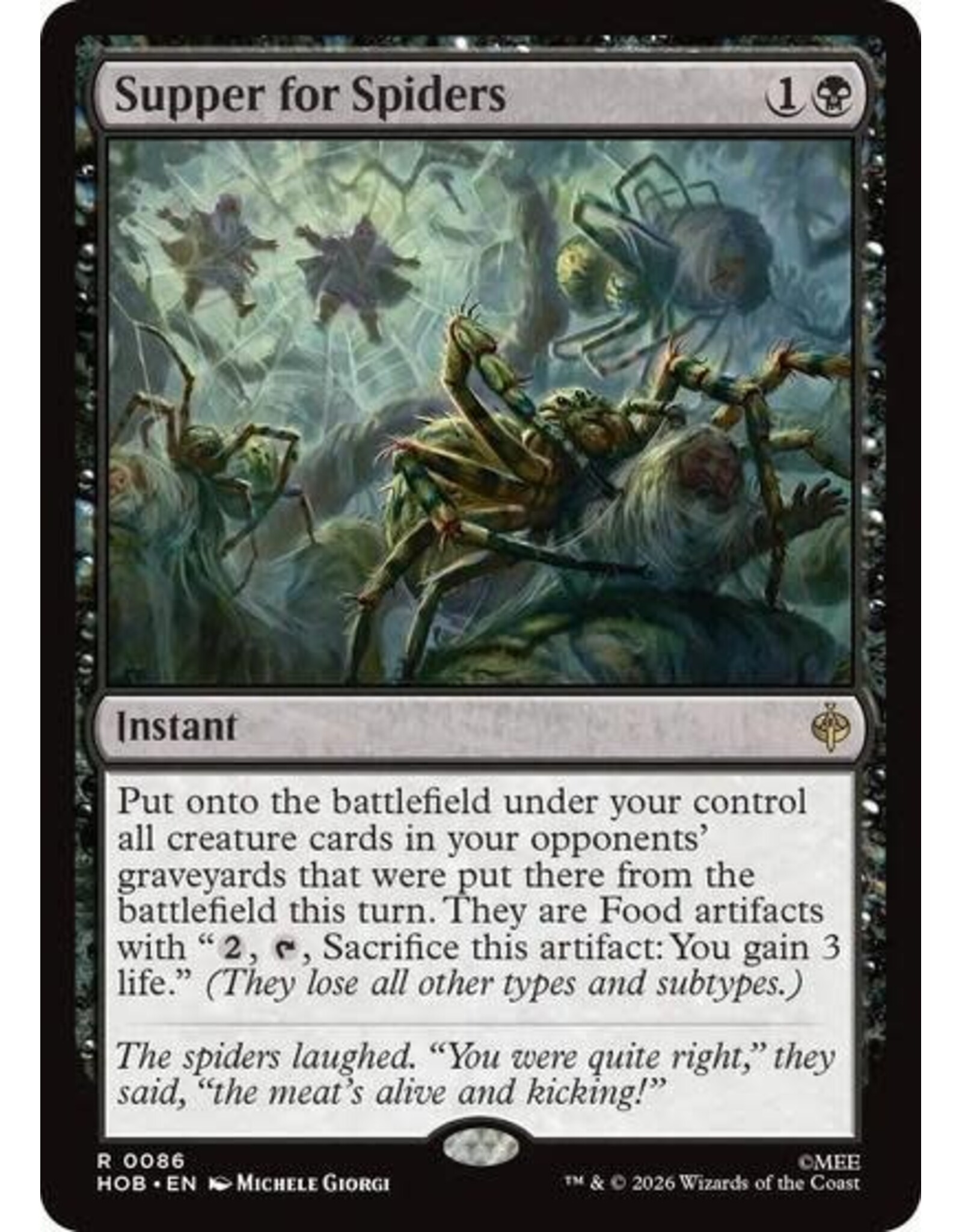 Supper for Spiders - 86 (Foil, R)
