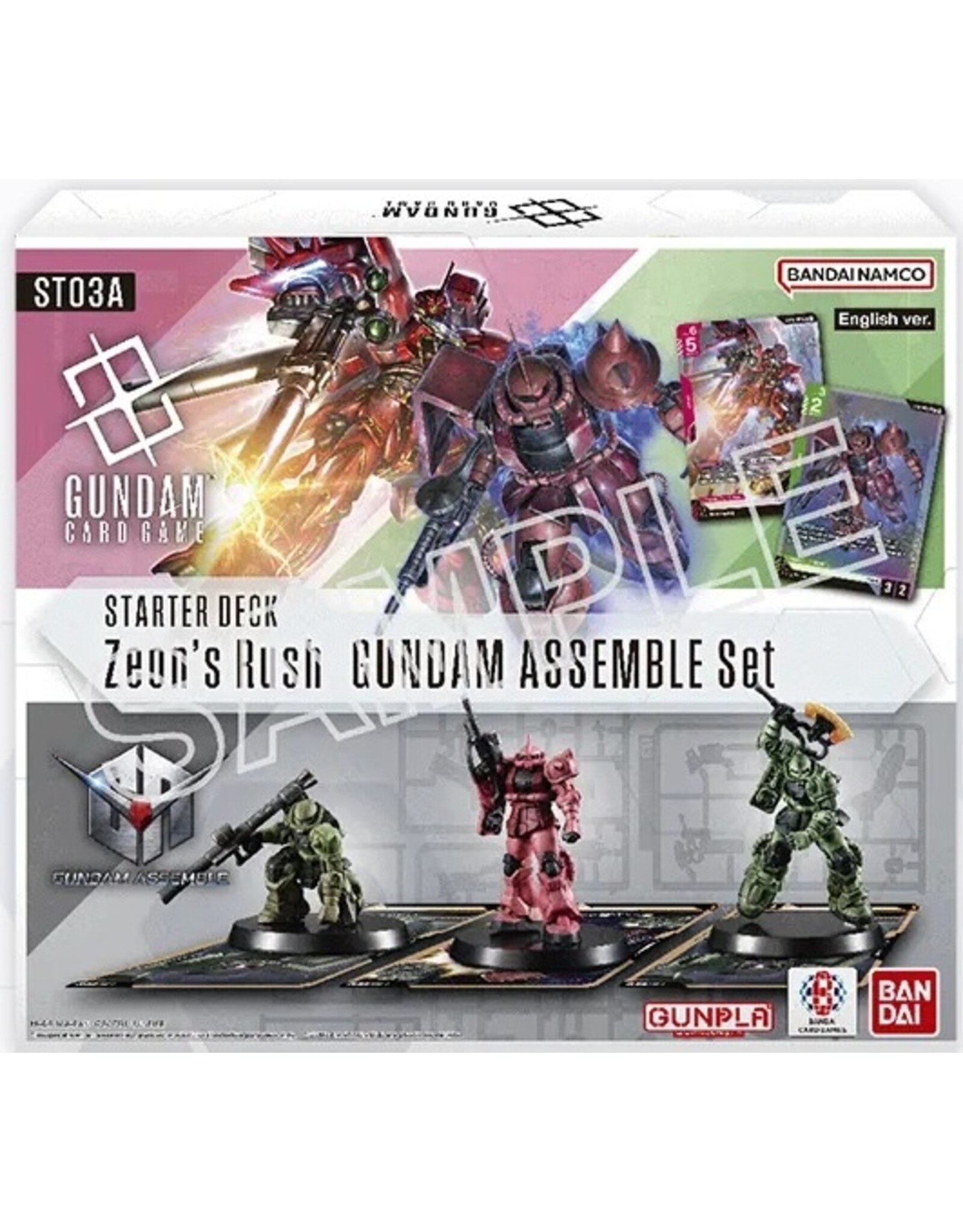 Gundam Card Game - Zeon's Rush (ST-03A) Assemble Starter Deck