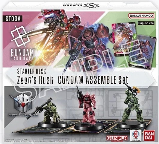 Gundam Card Game - Zeon's Rush (ST-03A) Assemble Starter Deck