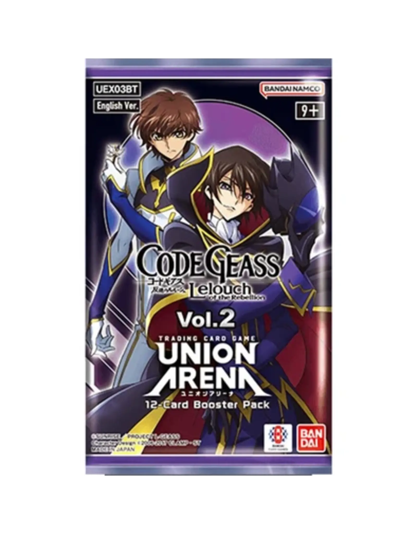 Union Arena  - Code Geass - Lelouch of the Rebellion Vol.2 Booster Pack
