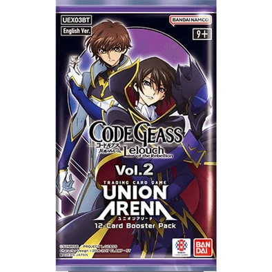 Union Arena  - Code Geass - Lelouch of the Rebellion Vol.2 Booster Pack