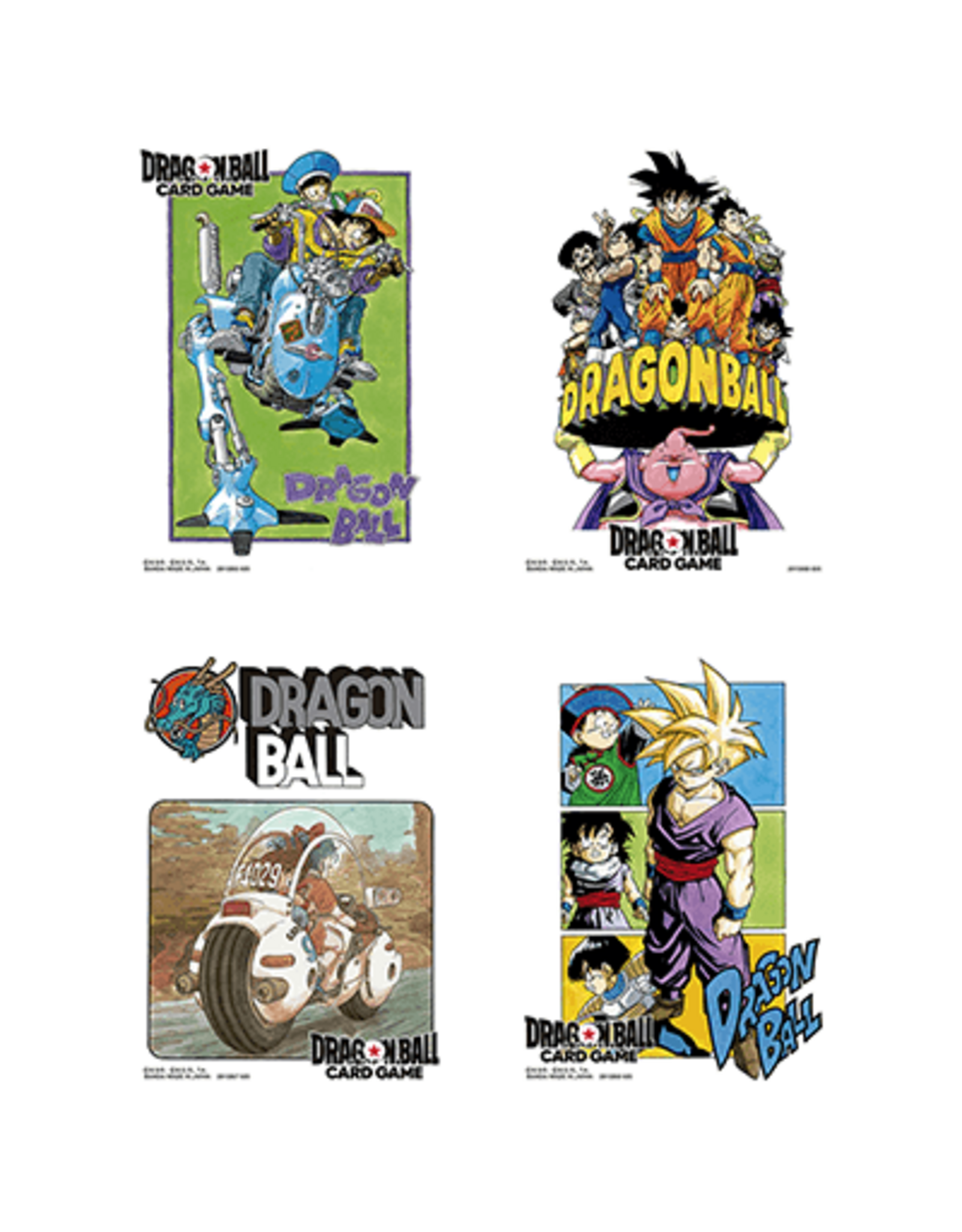 Bandai Dragon Ball Super Fusion World - Official Card Sleeves Illustrations (Son Goku & Majin Buu)