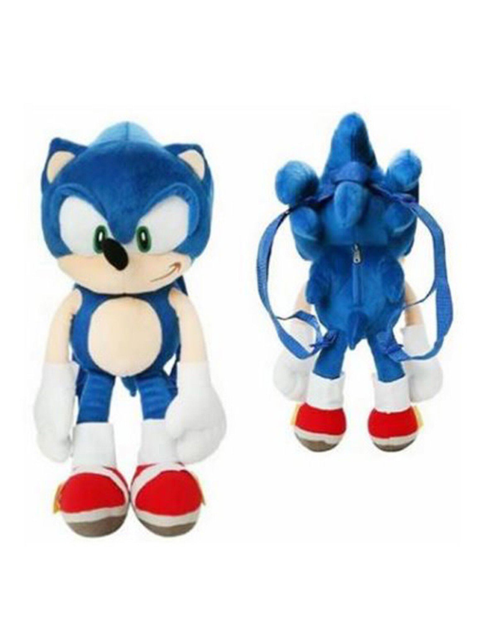 Jakks Sonic The Hedgehog - Sonic 18" Plush Backpack