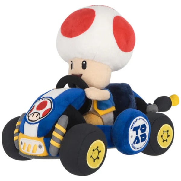 Takara Tomy Tomy - Mario Kart - Toad In Kart 9" Plush