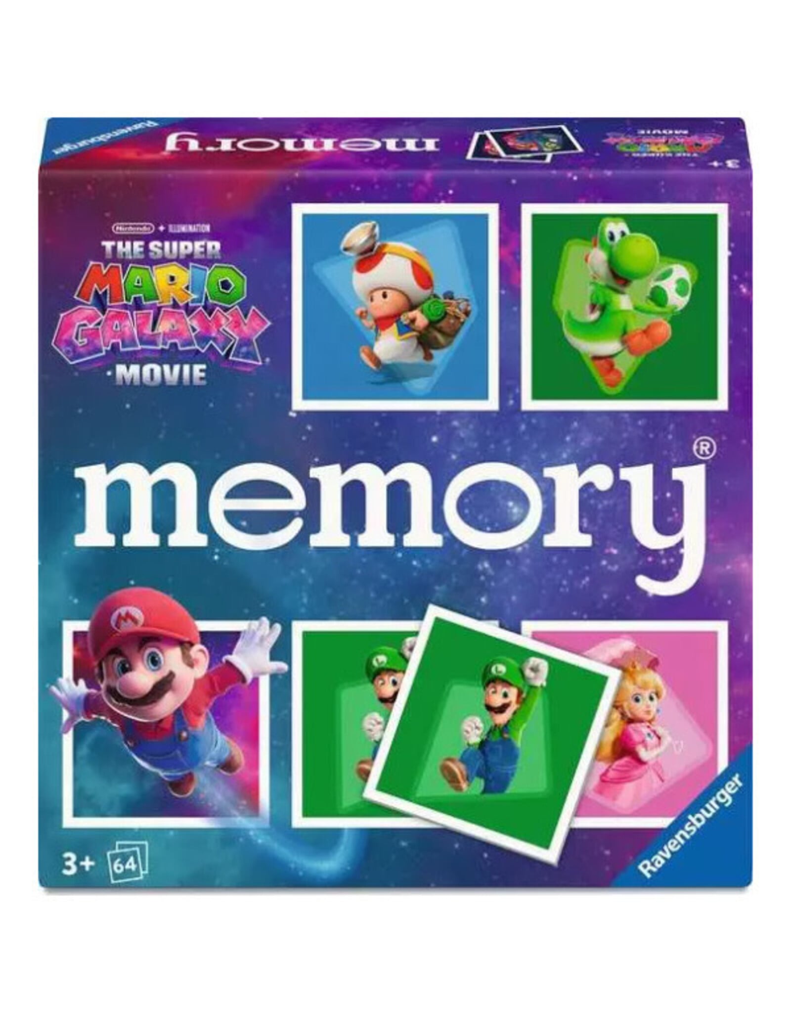 USAopoly Super Mario - Galaxy Quest: Memory Board Game