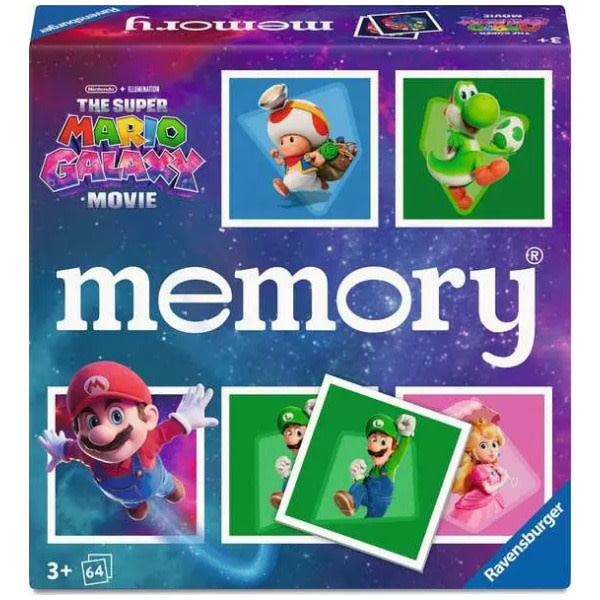 USAopoly Super Mario - Galaxy Quest: Memory Board Game