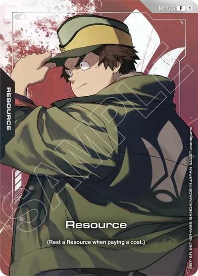 Resource (RP-037) (Premium Accessory Set - Mobile Suit Gundam: Iron-Blooded Orphans) (Holofoil, Promo)