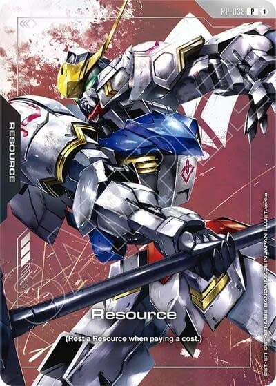Resource (RP-038) (Premium Accessory Set - Mobile Suit Gundam: Iron-Blooded Orphans) (Holofoil, Promo)