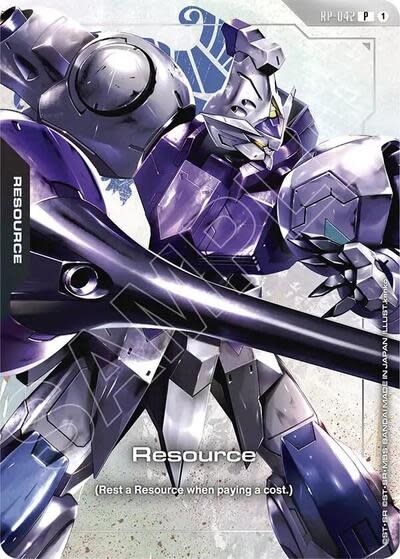 Resource (RP-042) (Premium Accessory Set - Mobile Suit Gundam: Iron-Blooded Orphans) (Holofoil, Promo)