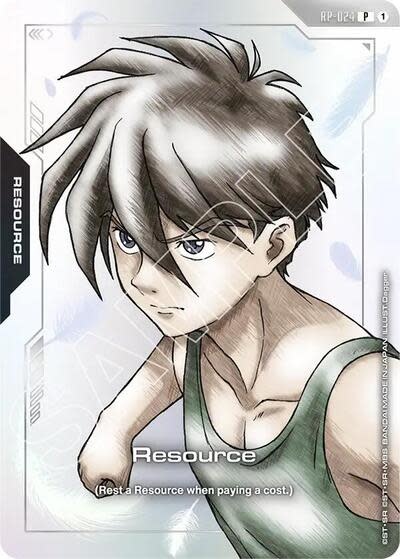 Resource (RP-024) (Premium Accessory Set - Mobile Suit Gundam Wing) (Holofoil, Promo)