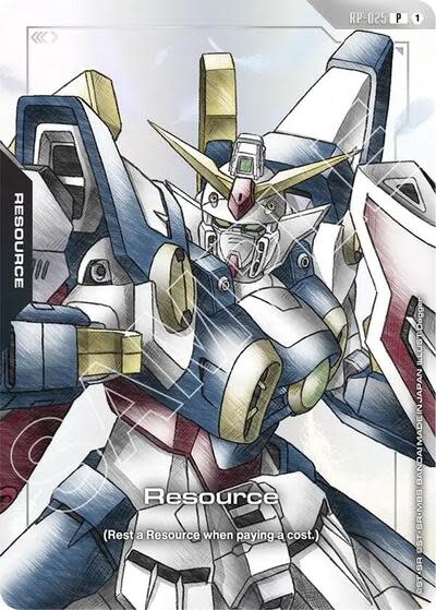 Resource (RP-025) (Premium Accessory Set - Mobile Suit Gundam Wing) (Holofoil, Promo)