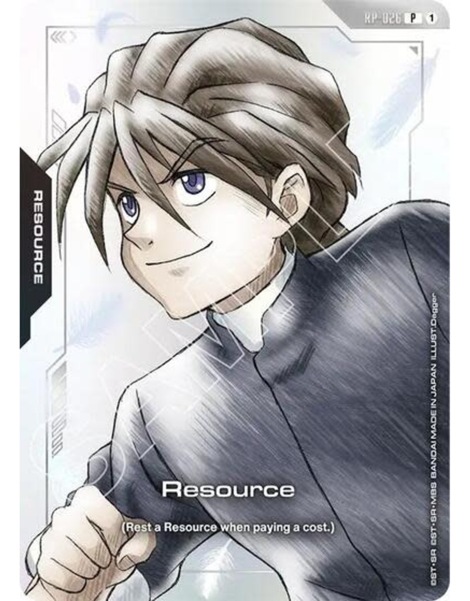 Resource (RP-026) (Premium Accessory Set - Mobile Suit Gundam Wing) (Holofoil, Promo)