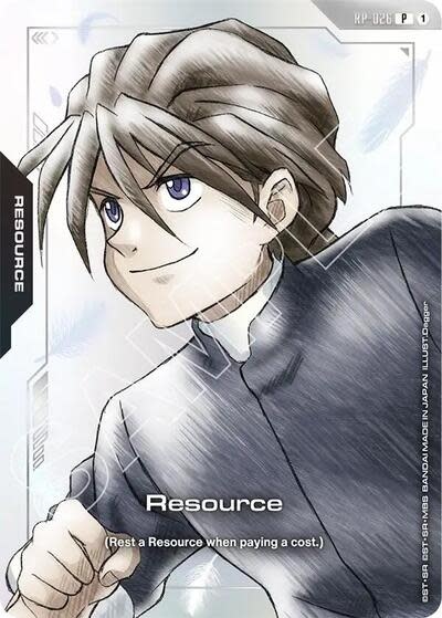 Resource (RP-026) (Premium Accessory Set - Mobile Suit Gundam Wing) (Holofoil, Promo)