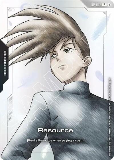 Resource (RP-028) (Premium Accessory Set - Mobile Suit Gundam Wing) (Holofoil, Promo)