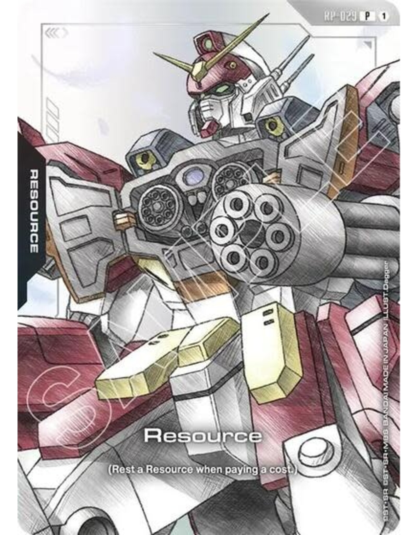 Resource (RP-029) (Premium Accessory Set - Mobile Suit Gundam Wing) (Holofoil, Promo)