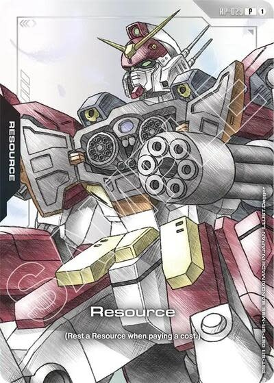 Resource (RP-029) (Premium Accessory Set - Mobile Suit Gundam Wing) (Holofoil, Promo)