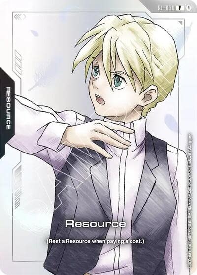 Resource (RP-030) (Premium Accessory Set - Mobile Suit Gundam Wing) (Holofoil, Promo)