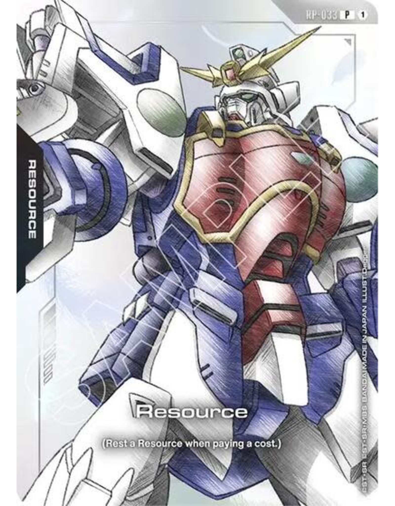 Resource (RP-033) (Premium Accessory Set - Mobile Suit Gundam Wing) (Holofoil, Promo)
