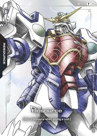 Resource (RP-033) (Premium Accessory Set - Mobile Suit Gundam Wing) (Holofoil, Promo)