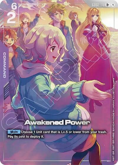 Awakened Power (R+)  (Premium Accessory Set - Mobile Suit Gundam: Iron-Blooded Orphans) (Promo) - GD02-110 (Holofoil, R+)