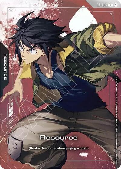 Resource (RP-034) (Premium Accessory Set - Mobile Suit Gundam: Iron-Blooded Orphans) (Holofoil, Promo)