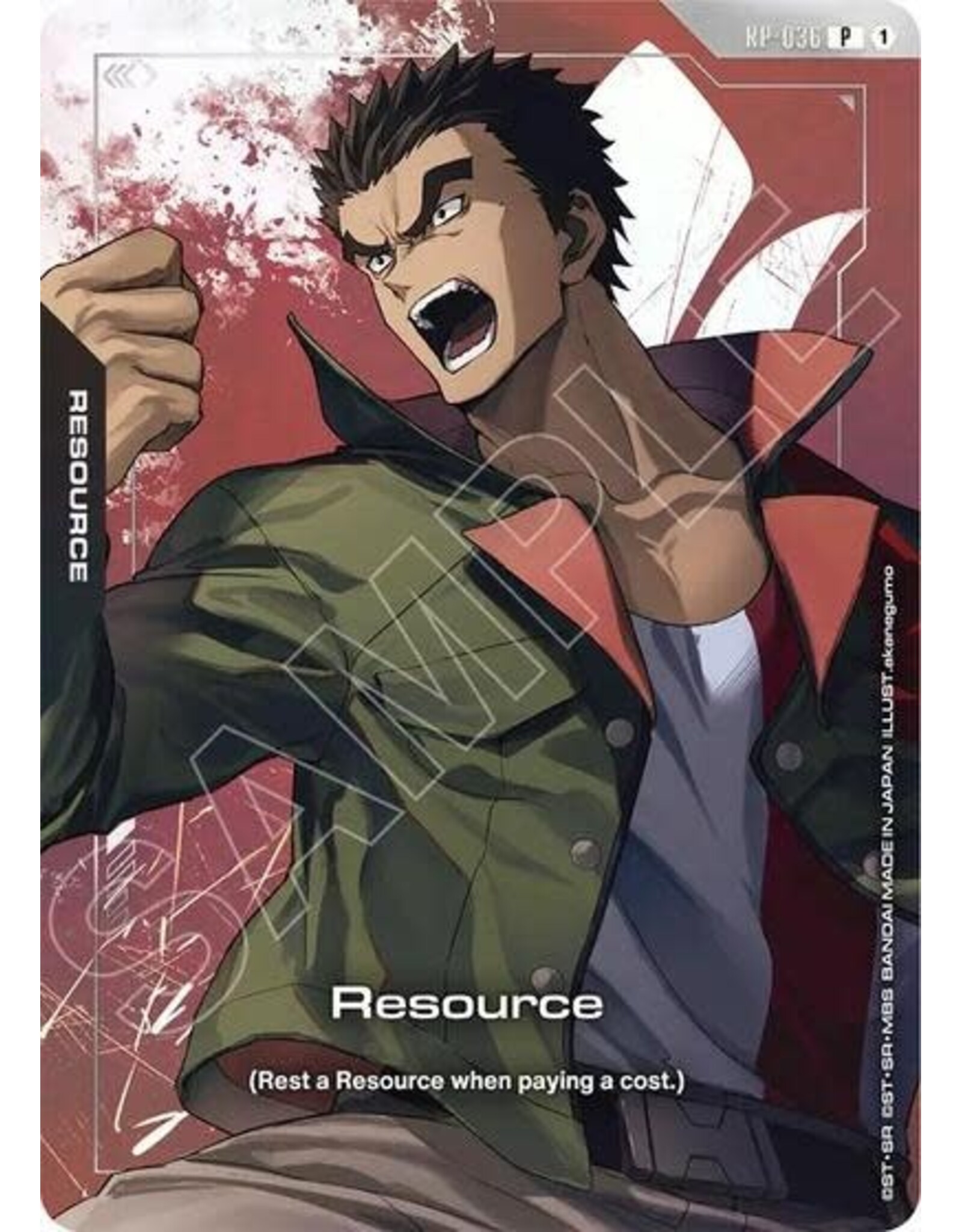 Resource (RP-036) (Premium Accessory Set - Mobile Suit Gundam: Iron-Blooded Orphans) (Holofoil, Promo)
