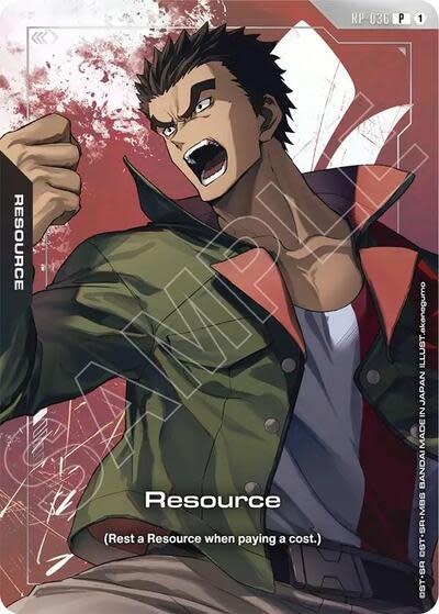 Resource (RP-036) (Premium Accessory Set - Mobile Suit Gundam: Iron-Blooded Orphans) (Holofoil, Promo)