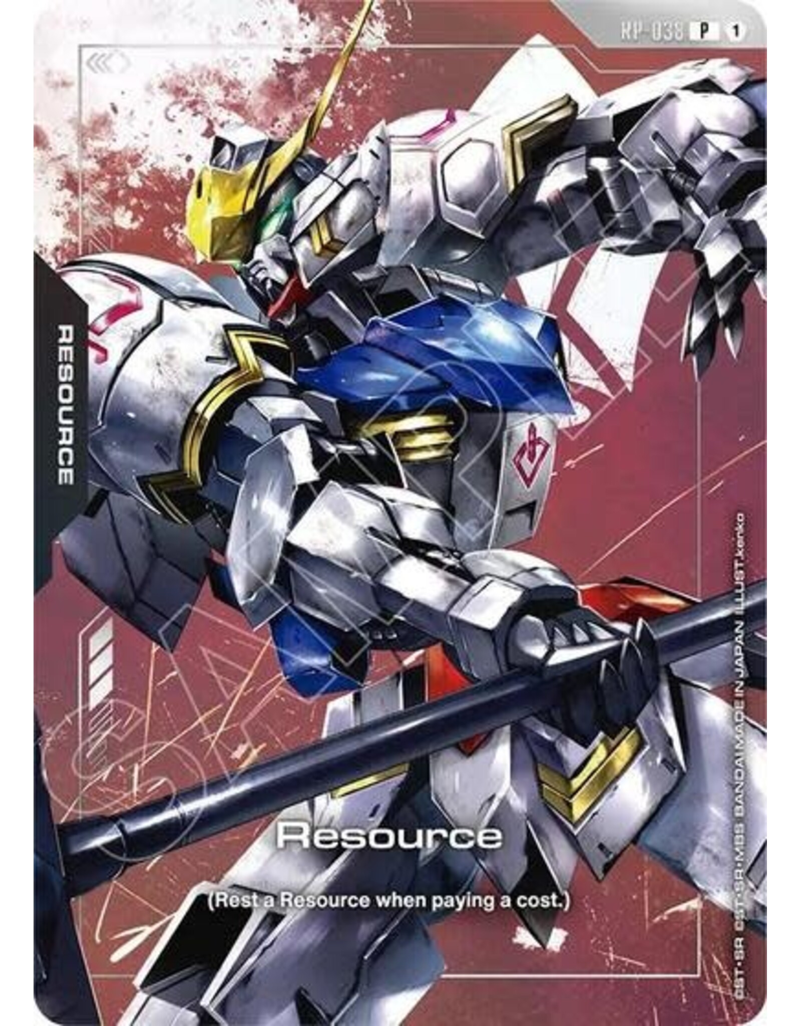 Resource (RP-038) (Premium Accessory Set - Mobile Suit Gundam: Iron-Blooded Orphans) (Holofoil, Promo)