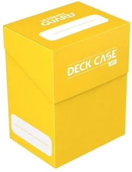 Ultimate Guard Ultimate Guard - Standard Yellow Deck Box (80+)