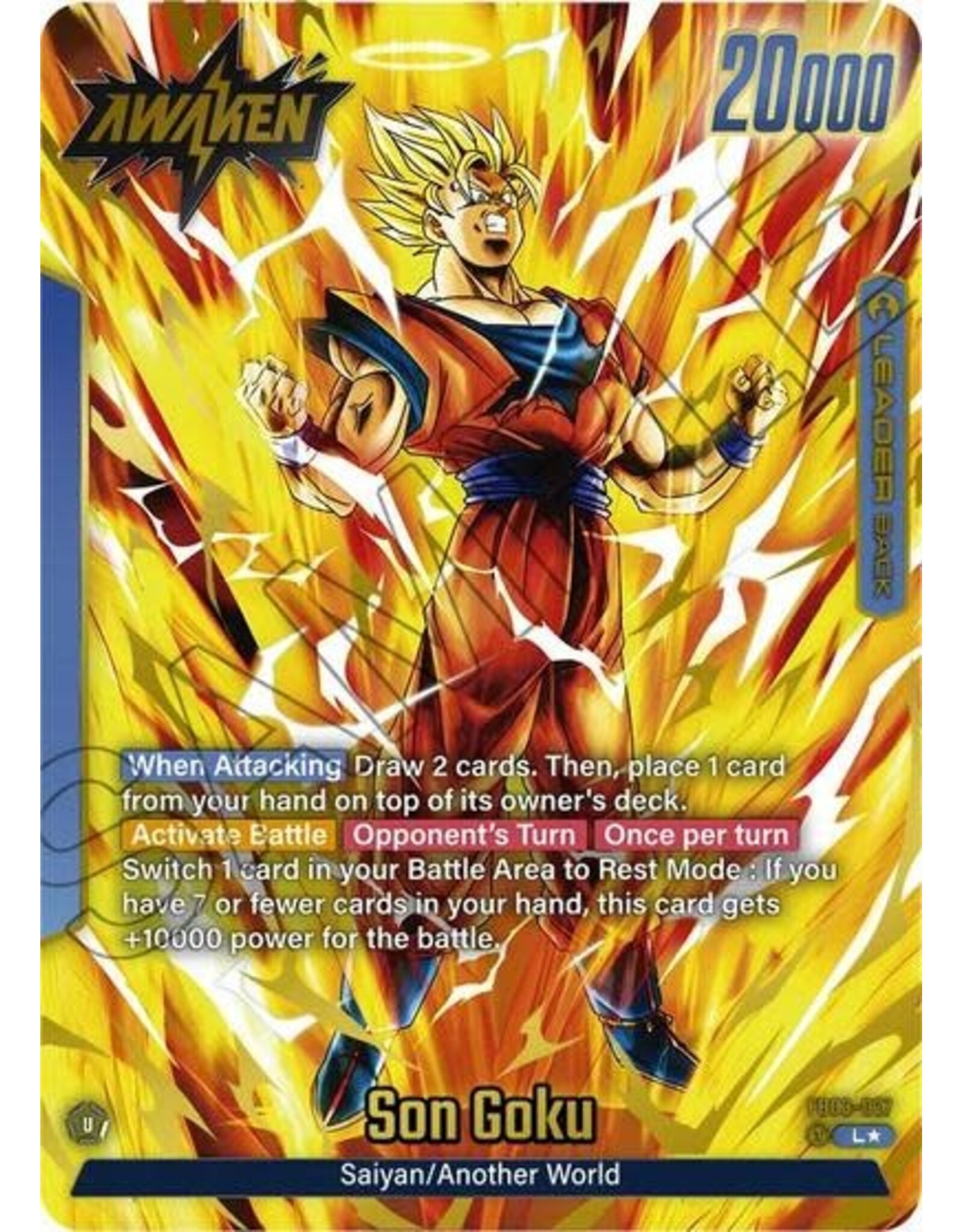 Son Goku - FB03-027 (Alternate Art) (Holofoil, Leader)