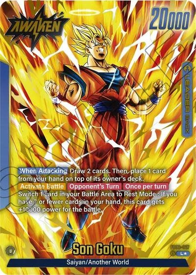 Son Goku - FB03-027 (Alternate Art) (Holofoil, Leader)