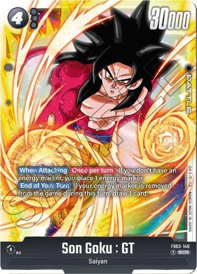 Son Goku : GT - FB03-140 (Holofoil, Secret Rare)