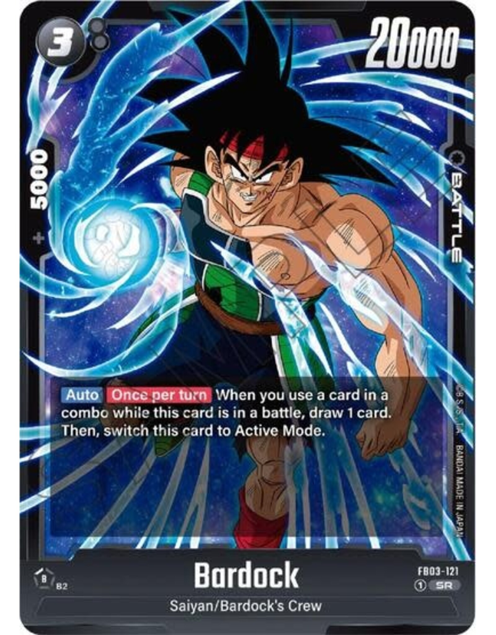 Bardock - FB03-121 (Holofoil, Super Rare) (LP)