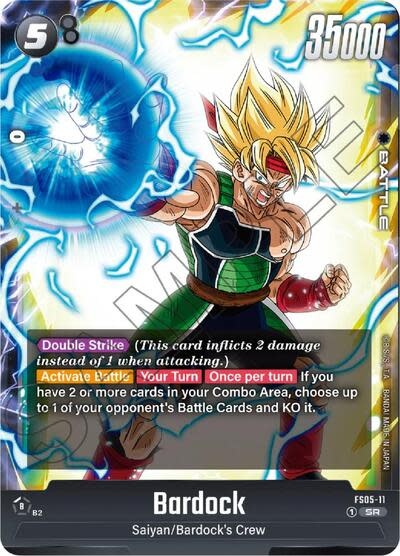 Bardock - FS05-11 (Holofoil, Super Rare)