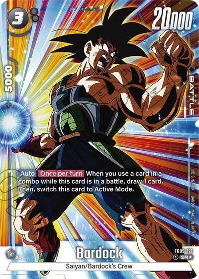 Bardock (Alternate Art) - FB03-121 (Holofoil, Super Rare)