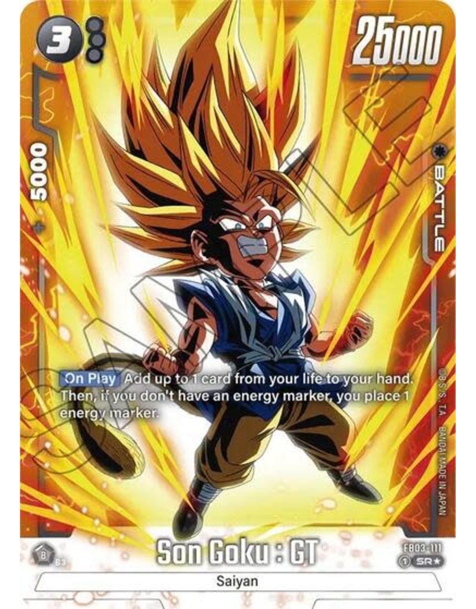 Son Goku : GT - FB03-111 (Alternate Art) (Holofoil, Super Rare) (LP)