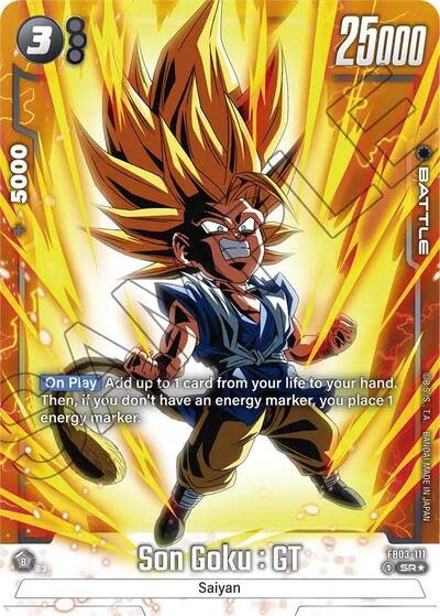 Son Goku : GT - FB03-111 (Alternate Art) (Holofoil, Super Rare) (LP)
