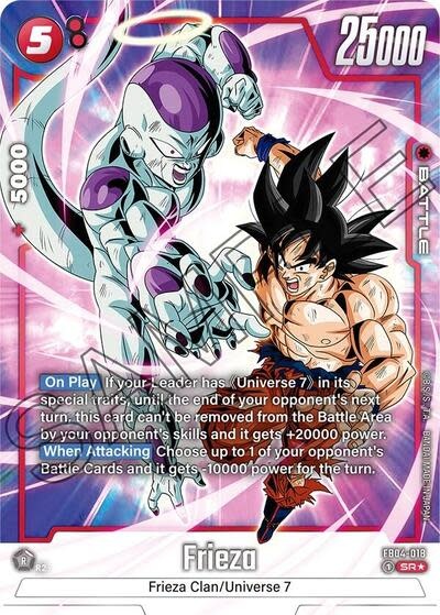 Frieza (Alternate Art) - FB04-018 (Holofoil, Super Rare) (MP)