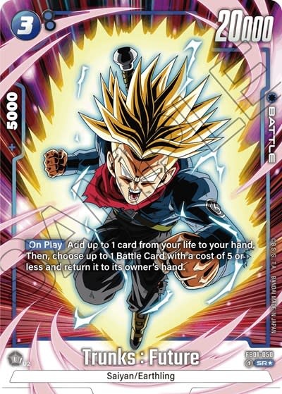 Trunks : Future - FB01-050 (Alternate Art) (Holofoil, Super Rare)