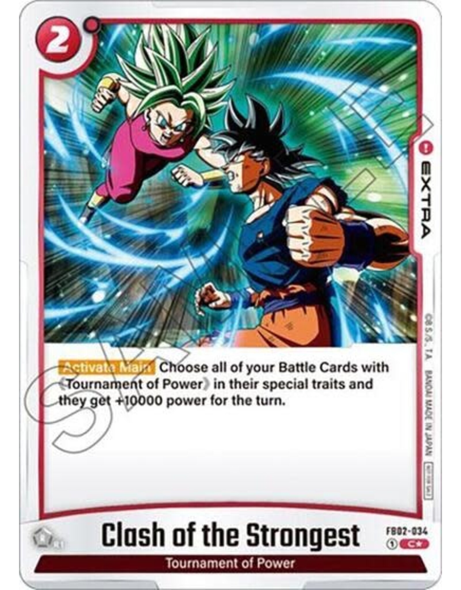 Clash of the Strongest - FB02-034 (Tournament Pack 02) (Promo) (Holofoil, Common) (LP)