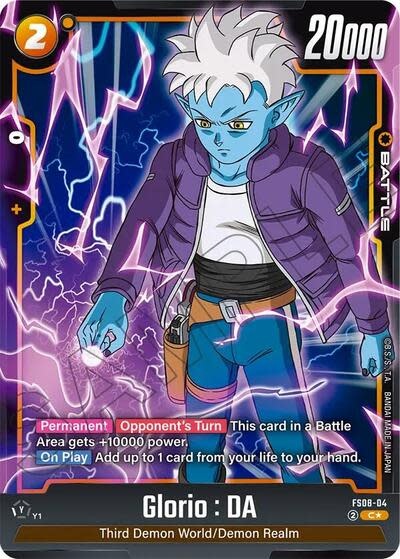 Glorio : DA (Bonus Pack Alternate Art) - FS08-04 (Holofoil, Common)
