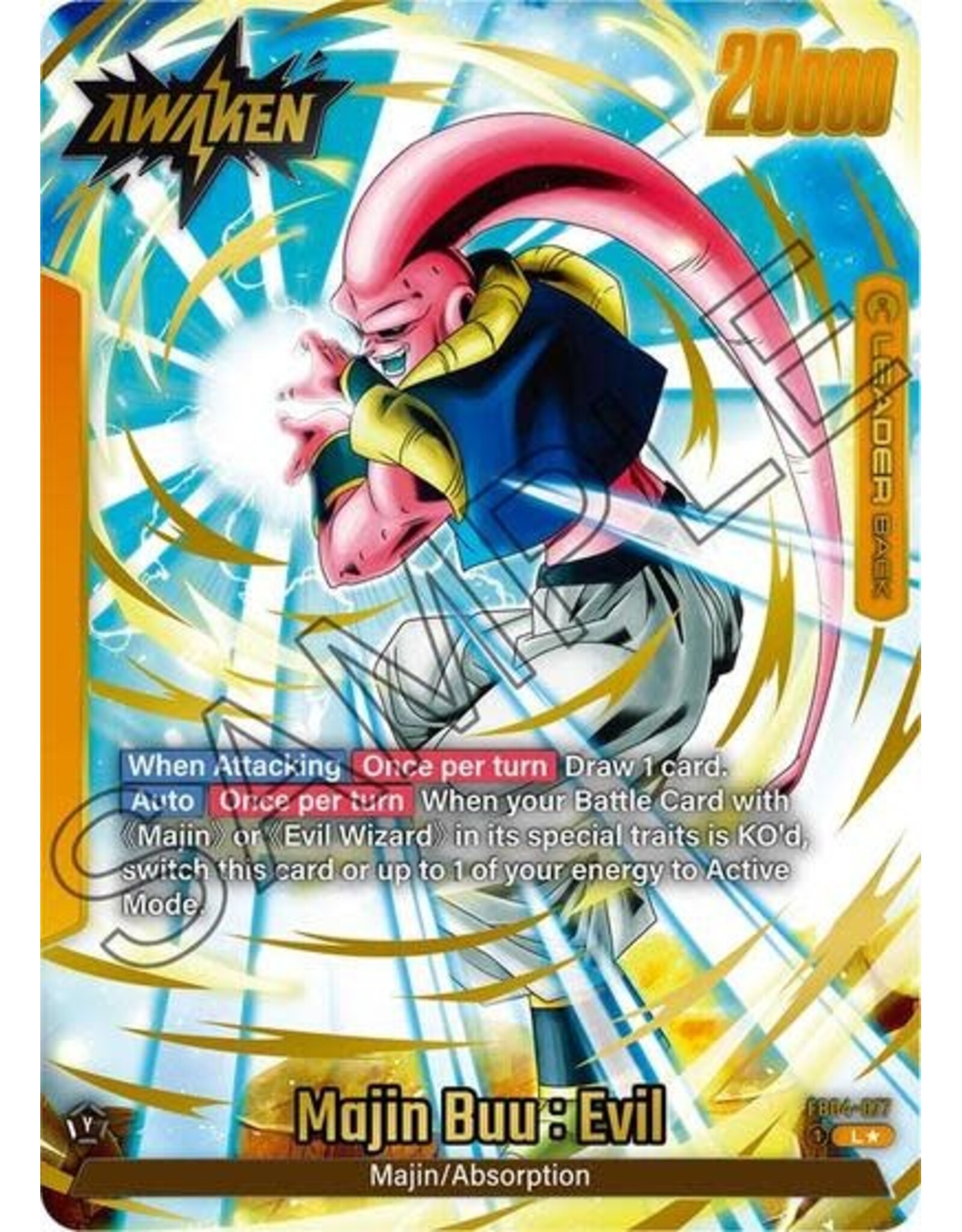 Majin Buu : Evil - FB04-077 (Alternate Art) (Holofoil, Leader)