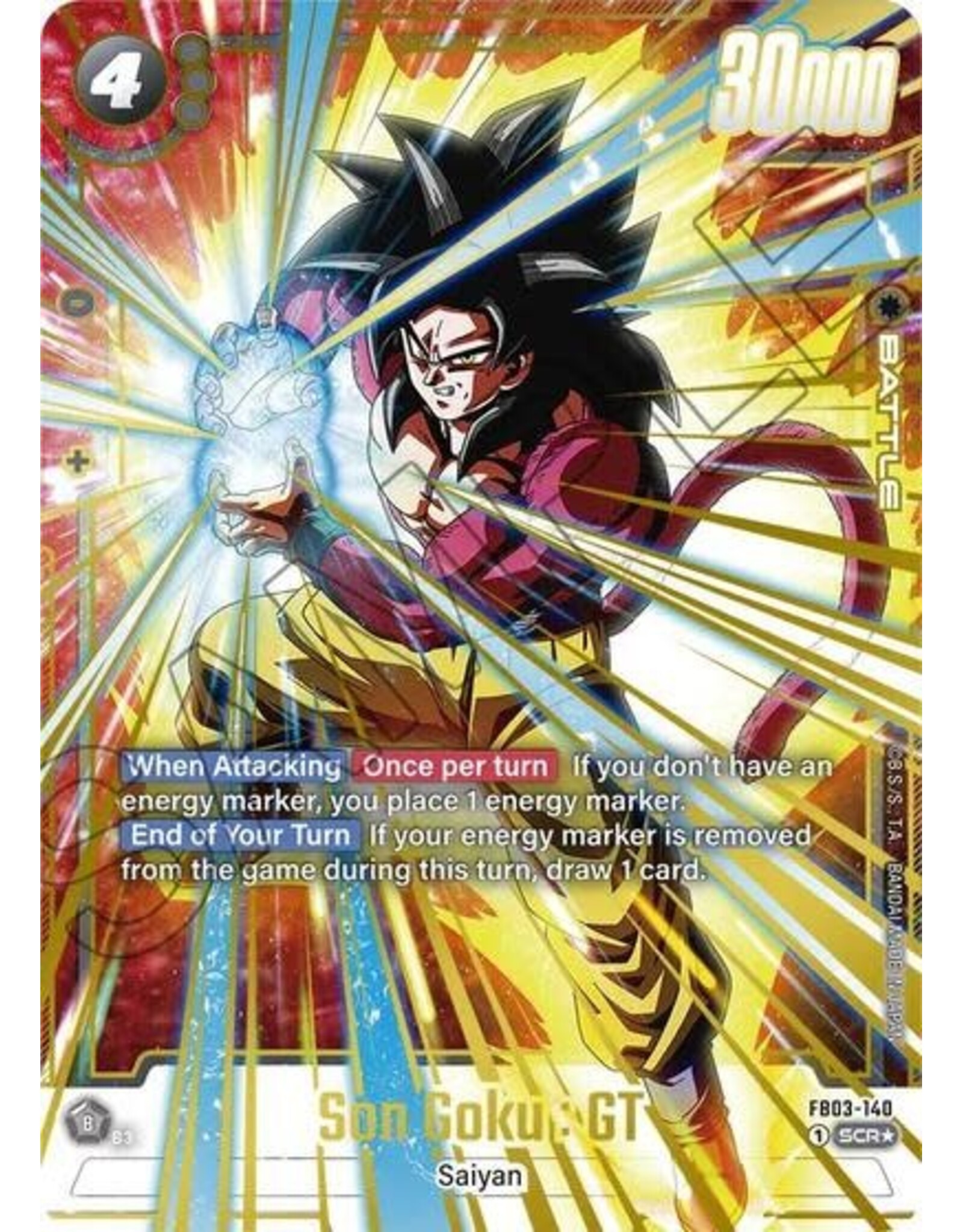 Son Goku : GT - FB03-140 (Alternate Art) (Holofoil, Secret Rare)