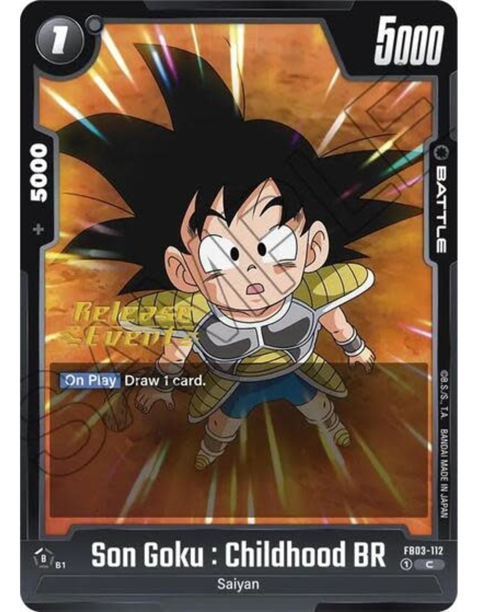 Son Goku : Childhood BR (Release Event) - FB03-112 (Normal, Common) (LP)