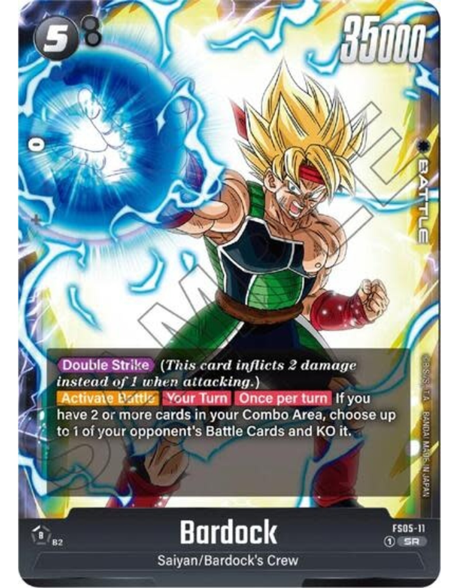 Bardock - FS05-11 (Holofoil, Super Rare)