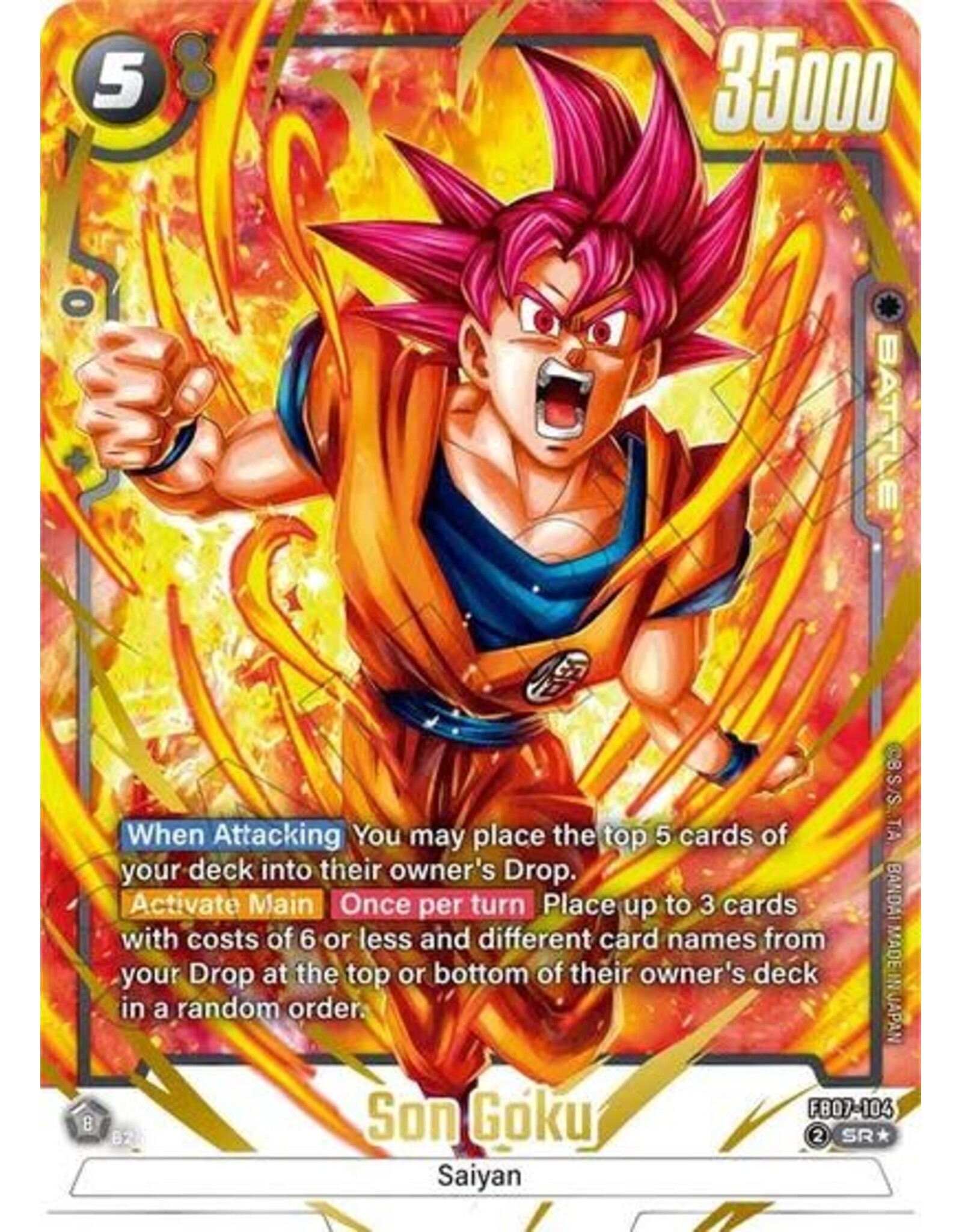Son Goku - FB07-104 (Alternate Art) (Holofoil, Super Rare)